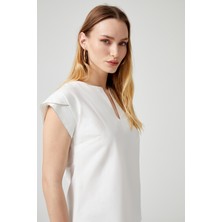NaraMaxx Kol Detaylı Poplin Bluz
