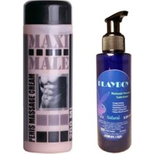 Kap Kaç Maxi Male Cream 200 ml ve Playboy Natural Lubricant 125 ml