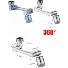 Astraltech Dönen Musluk Başlığı 1080 Derece Ayarlanabilir Filtreli Sprey Uç