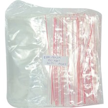 Renas Store Kilitli Naylon Torba Poşet 19X25 cm Şeffaf 100 Adet 1 Paket