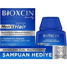Bioxcin Mens Hair 30 Tablet + Erkeklere Özel Multivitamin Şampuan 100 ml Hediye
