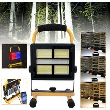 Astraltech 400 LED Süper Parlak Kamp Lambası Solar Şarjlı USB Çıkışlı Çok Amaçlı Aydınlatma