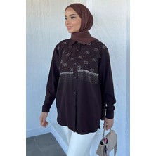 Julude Ön Taşlı Tesettür Gömlek P-00022284