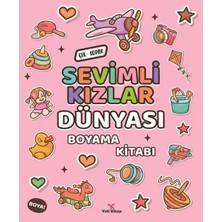 Renas Store Sevimli Kızlar Dünyası Boyama Kitabı