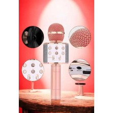 Astraltech Şarjlı ve Uzun Pil Ömürlü Karaoke Mikrofon USB Bellek Destekli, Profesyonel Ses