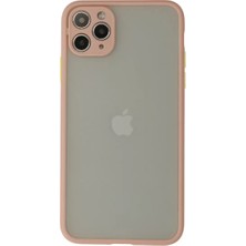 Renas Store Apple iPhone 12 Pro Max Kılıf Montreal Silikon Kapak - Pembe