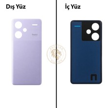 Arsking Xiaomi Redmi Note 13 Pro Plus 5g - Lenssiz Aurora Moru Arka Pil Kapağı Batarya Kapağı Back Cover