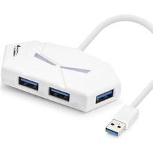 Uravas Store USB 3.0 Hub Rgb 4 Port 5 Gbps 1.2 M HDX7051