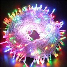 Renas Store 10 M 60 LED Rgb 2 Kademeli Şeffaf Kablo Pilli MZ-323