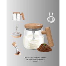 Astraltech Ip6 Su Geçirmez Şarjlı Kupa – 3D Karıştırma, Sabit Sıcaklık, 400 ml
