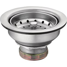 Moen 22036 Collection Mutfak Lavabosu, 3 – 1/2 Inç, Paslanmaz Çelik, Gider Garnitürlü Sepet Süzgeç,