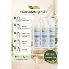 Bionatura Bio Natura Hassasiyet Baskılayıcı Temizleme Köpüğü 225 ml x 3'lü Set - Aloe Vera ve Bitki Özleri Içeren Yüz Temizleme Köpüğü