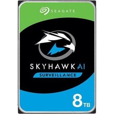 AyrStore 8 Tb Seagate 3.5 Skyhawk Aı Sata 7200RPM 256MB 7/24 Guvenlık ST8000VE001 (5 Yıl Resmı Dıst Garantılı