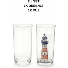 Hubby Chef Marin Kırılmaz Fener Tasarımlı Rakı Bardağı 2'li Set - Tekne ve Havuz Tipi Denizci Kadehi