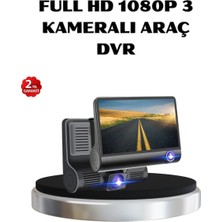 Astraltech Full Hd Araç Kamerası 3’lü 4.0” Ekranlı ve Hdr Gece Görüşlü
