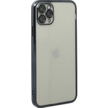 Renas Store Newface Iphone 11 Pro Max Kılıf Razer Lensli Silikon - Siyah