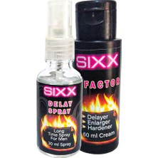 Kap Kaç Sıxx 3x Etkişekillenme Kremi + 30 ml Delaysprey