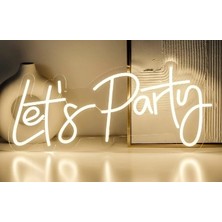 Renas Store Let's Party Yazılı Neon LED