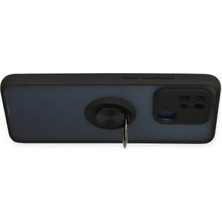 Renas Store Newface Xiaomi Poco C40 Kılıf Montreal Yüzüklü Silikon Kapak - Siyah