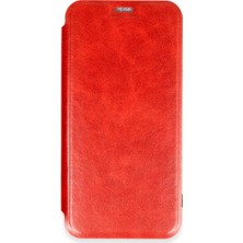 Kap Kaç iPhone 16 Plus Kılıf Flip Cover - Kırmızı
