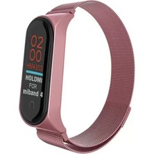 Renas Store Newface Xiaomi Mi Band 4 Metal Mıknatıslı Kordon - Rose