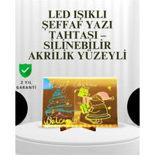 Astraltech Dekoratif LED Yazı Tahtası – Silinebilir, Neon Kalemli, Planlama ve Hatırlatma Için Ideal
