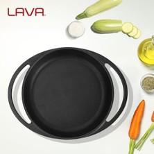 Bg Store Pişirme Kabı Lv Eco Y Ft 16 Yuvarlak Tabak, Çap 16 Cm, Dökme Demir, Siyah