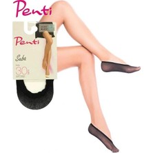 D Lingerie 30 Den Babet Çorabı Açık Ten DM51