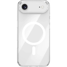 Mey Ithalat®   Iphone 17 Air Kılıf Pc Real Magsafe Kapak - Şeffaf