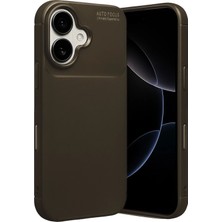 Mey Ithalat®   Iphone 17 Auto Focus Karbon Kapak - Kahverengi