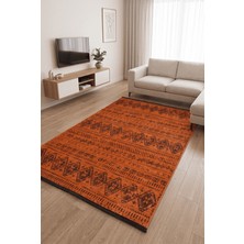 Anaska Home Şönil Halı Salon Halısı Mutfak Halısı Şönil Kilim Leke Tutmaz Halı Makinede Yıkanabilir Kaymaz Taban