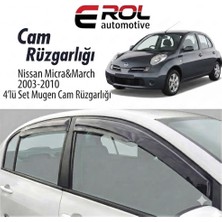 Erol Otomotiv Nissan Micra&march (2003-2010) 4'lü Hb Mugen Cam Rüzgarlığı
