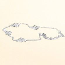 Eva Pırlanta Yonca Bileklik 718525 Silver