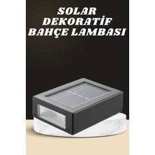 Renas Store Dekoratif Duvar Lambası Solar Güneş Enerjili Bahçe Aydınlatması