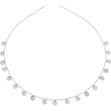 Eva Pırlanta Madeni Sallantılı Kolye 718921 Silver