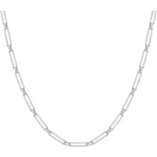 Eva Pırlanta Zirkon Taşlı Zincir 718920 Silver