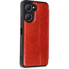 Mey Ithalat®  Vivo Y18 Kılıf Flip Cover - Kırmızı