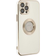 Renas Store Apple iPhone 12 Pro Max Kılıf Store Silikon - Beyaz