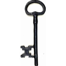Uravas Store Bilge Anahtar Biblo, 210X66 mm - Büyük Boy, Retro, Vintage, Antika Stil Süs Dekor Aksesuar Anahtarı