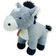 Renas Store Peluş Hayvanlar Sesli 30 cm At - Gri - 1 Adet