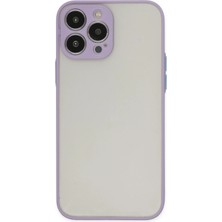 Mey Ithalat®   Iphone 15 Pro Max Kılıf Montreal Silikon Kapak - Mor