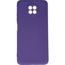 Uravas Store Xiaomi Redmi Note 9 5g Kılıf Nano Içi Kadife Silikon - Mor