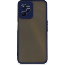 Mey Ithalat®  Realme C35 Kılıf Montreal Silikon Kapak - Lacivert