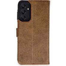 Mey Ithalat®  Samsung Galaxy M15 Kılıf Trend S Plus Kapaklı Kılıf - Taba