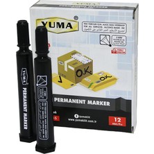 Yuma YM-790S  Si̇yah Koli̇ Kalemi̇ 12 Adet
