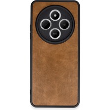Mey Ithalat®   Redmi 14C Kılıf Aras Deri Kapak - Taba