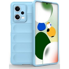Mey Ithalat®   Poco X5 5g Kılıf Optimum Silikon - Sky Blue