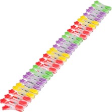 Bg Store New-Max Elite Papatya Desenli Silikon Mandal, Şeffaf, 30 Adet