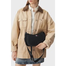 Tommy Jeans Logolu Ayarlanabilir Askılı Çanta Kadın Çanta AW0AW18768 Bds