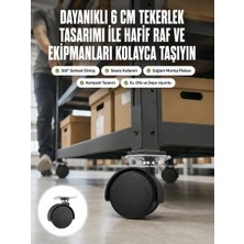 Marsilyan 6 cm Döner Kilitsiz Ayak Tek Parça - MCT2787-2987